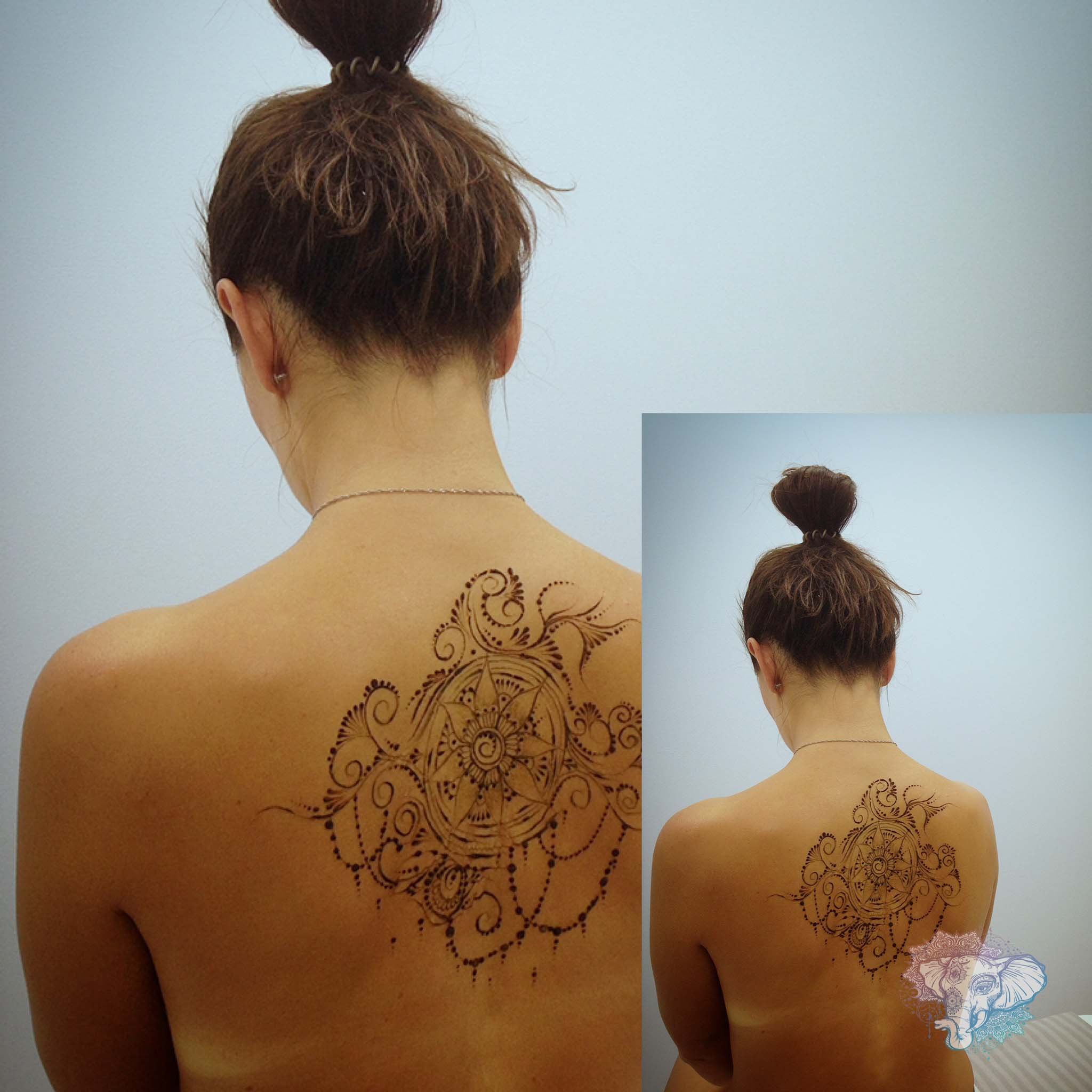 мехенди на руке