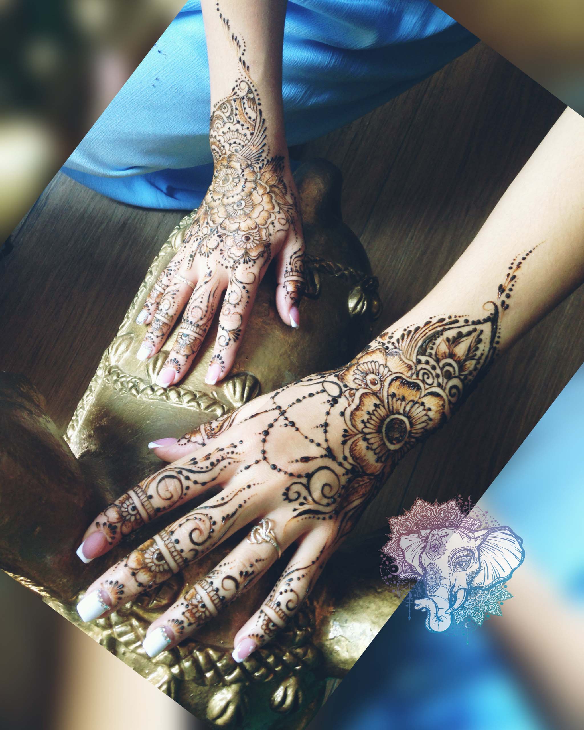 мехенди на кистях